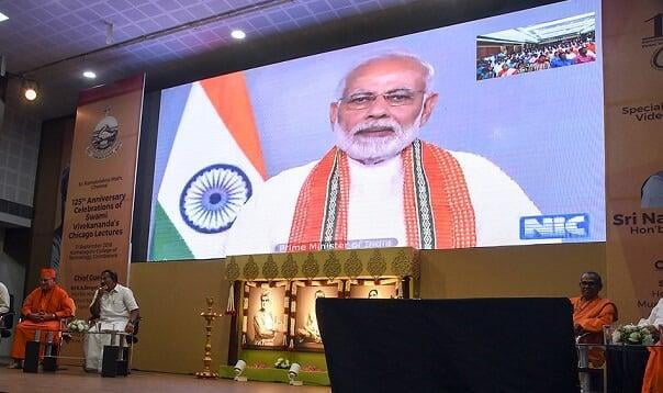 Honble Prime Minister Narendra Modis Special Address LIVE on September 11 125th Anniversary of Swami Vivekanandas Chicago Address (Photos)